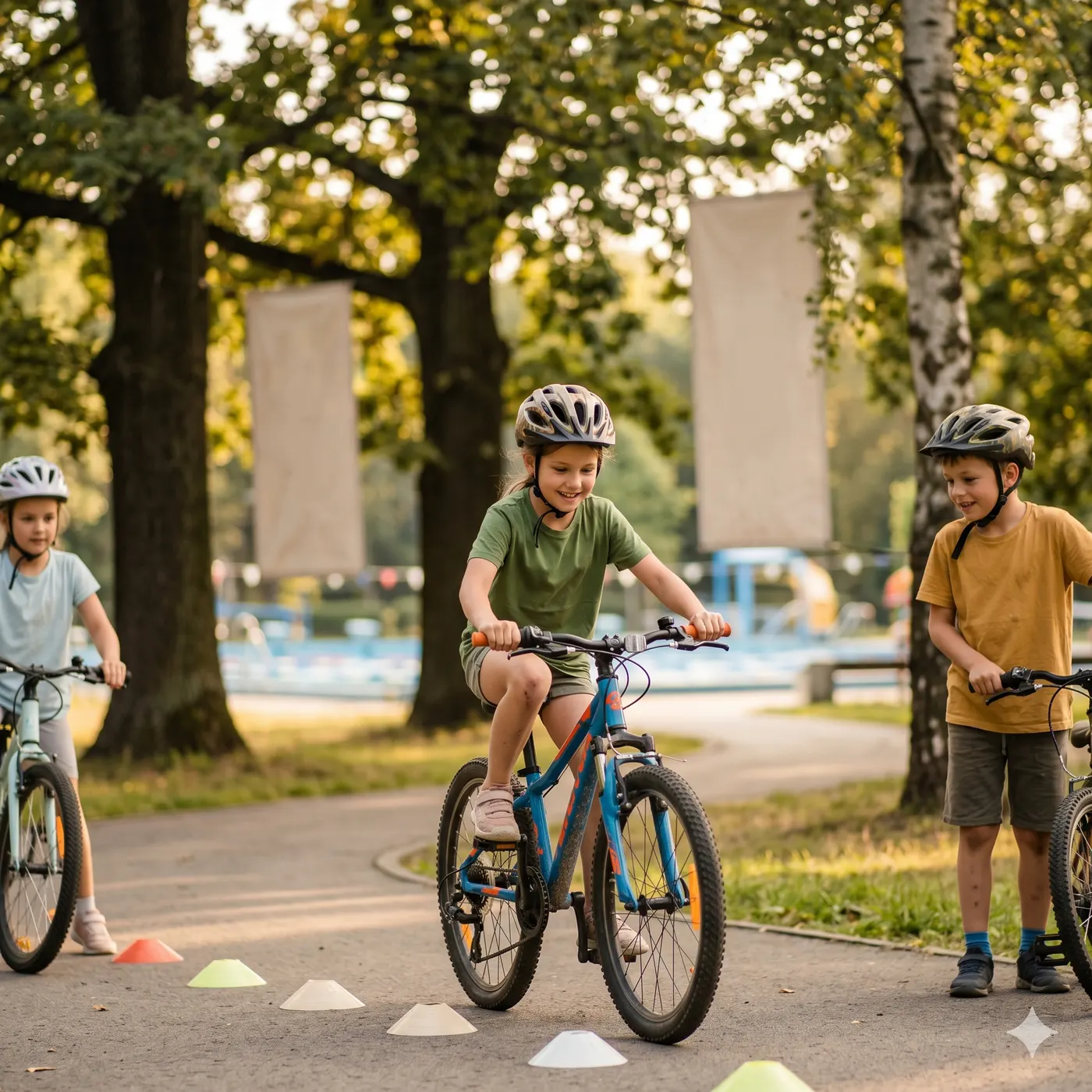 Rowerowa przygoda z basenem Park Lotników/Avia - turnus 2